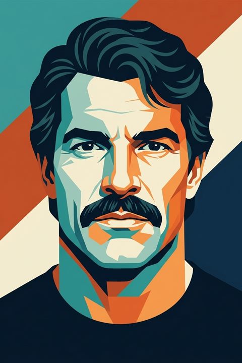 Стилизованный портрет: Майк Ментцер